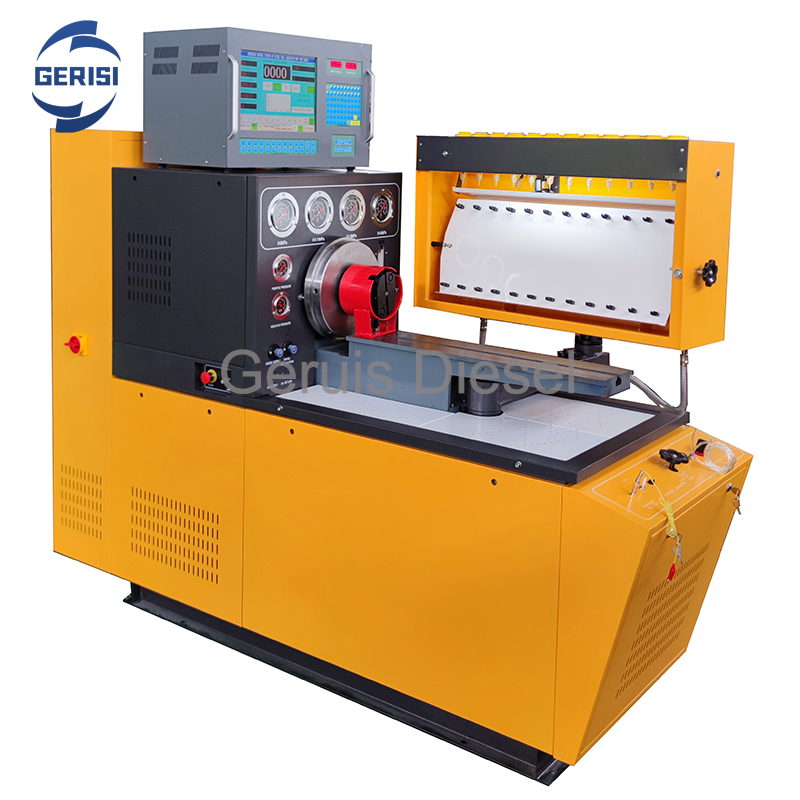 Yellow color BD860 Diesel fuel injection pump test bench
